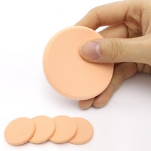 10p 원형 메이크업 스펀지 리필 퍼프 컴팩트 교체 윤곽메이크업 화장도구