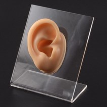 천공기 PHC파일 펀칭기부드러운 실리콘 귀 모델 문신 연습 보석 디스플레이 피어싱 도구 귀걸이 아크릴 스