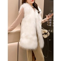 Fur Jackets for Women 2022 Autumn and Winter New Imitation Fox Fur Medium and Long Coat V-Neck Singl