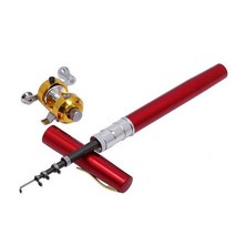 휴대용 미니 펜낚시대세트 가성비 릴낚시대, 처피 레드