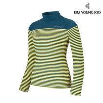 김영주 여성 양면 기모 마이크로 플리스 터틀넥 티셔츠 / 후리스 아웃도어 등산 골프 보온 기모티