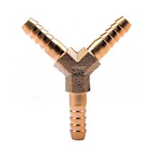 국산 신주 동 Y-호스연결대 Y형 8mm 9.5mm 11mm 13mm 파이 에어 호스 분배 와이 연결 배관 파이프 닛뿔 닛불 니뿔 호스니플 호스연결대 호스연결니플 호스니플 호스닛뿔, Y형 호스연결대 13파이