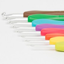 크로바 아뮤레 아쿠아 모사용 자루 코바늘 전체+조각원단