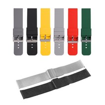 펭카 스마트워치 PSW1004 전용 실리콘 메탈 스트랩, 7. PSW1004 메탈 실버