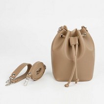 에이치플러스몰 캐주얼 복주머니 데일리 가방 숄더백 베이지 크로스백