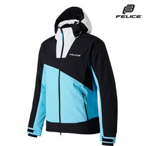 펠리체 아론 스키복 보드복 자켓 아쿠아 블랙