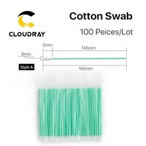 Cloudray 100 개/몫 크기 70mm 121mm 부직포 면봉 깨끗한 초점 렌즈 및 보호 창용 방진, 02 Style B 121mm
