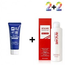 1+1 마유 핸드 크림 여름 가을 보습 케어 60대, 마유핸드크림 2개_아하바하토너 2개