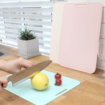 올리오 국산 위생 칼집 안나는 TPU 주방 도마세트 2종 소1개+중1개, 민트S+아이M