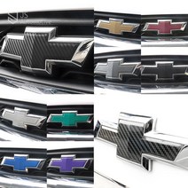JS automotive 쉐보레 더넥스트스파크 엠블럼 로고 새차선물 차량 꾸미기 카본 유광 무광 패널 데칼 스티커 인테리어 익스테리어 악세사리 몰딩 드레스업 용품, 펄청록