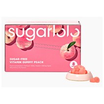 올가 간식 슈가로로 무설탕 비타민 구미 복숭아 360g(45g (360g) 탕비실 회사 어린이 성인 캠핑 차박 홈파티 영화 선물, 9개