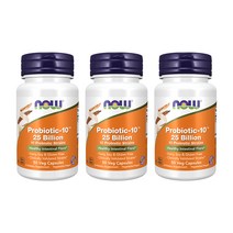 (3팩 기획) Now 나우푸드 프로바이오틱스 10 250억 50캡슐 X 3팩, 3개