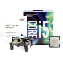 (INTEL 코어7세대 i5-7400 박스 (카비레이크/3.0GHz/6MB/쿨러포함) 쿨러포함/세대/카비레이크/코어/박스/병행수입, 단일 모델명/품번