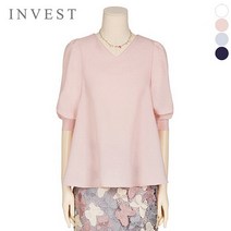 인베스트 인베스트 V넥볼륨소매블라우스_VKM1BL5110