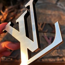 [스카시의 정석 2편] 메탈아크릴 스카시 입체글자 간판 문자 레이저가공, 없음, 실버 무광, 4.6mm