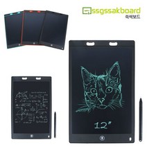 쓱싹보드 12 전자노트 LCD 메모보드 메모장 패드, 마트쿠팡 블루, 마트쿠팡 본상품선택