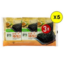 (상온)[풀무원]도시락김3봉15gx5