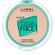라멜 오마이 클리어 페이스 콤팩트 파우더 항균 성분 함유, Shade 401 Light Natural 6 g
