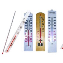 아날로그 온도계 알콜 유리 막대 온도계, -30~110℃(30cm)