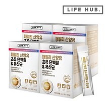 라이프허브 패밀리 산양유 초유단백질&유산균 4세트(2g x 120포), 단품