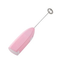 우유 거품기 에어로치노 스팀 밀크 커피 라떼 전동 거품 휘핑 데우기 머신 프로더 전기 frother 자동 휴대용 메이커 계란 비터 frother 휴대용 주방 털 도구, 분홍
