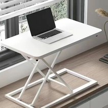 남쪽나무 3컬러 높이조절 스탠딩 모션데스크 컴퓨터책상 60/80*40cm, X1 베이직, 흰색