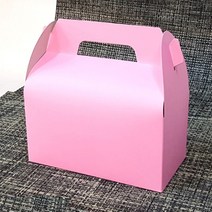 화이트 선물상자(대 중 소) 손잡이상자 쿠키상자 포장상자 선물포장박스 답례품포장 조각케익상자 빵포장박스 수건포장상자, 핑크 선물상자, 1장
