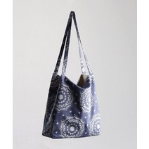 GREEN STUFF 무심한듯 박시한 쇼퍼백 53 페이즐리 에코백- all ny boxy bag YE