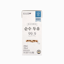 순수두유 99.9 190ml 24팩 x 1박스, 단일옵션