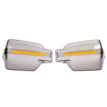 스즈키 버그만 650 125 150 200 250 an650 an125 an200 오토바이 액세서리 핸드 가드 핸들 바 핸드 가드 쉴드 프로텍터, 투명한 회색, 1개