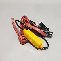 히터선 열선 동파방지 각종배관 및 수도배관 동파방지 센서형 히터선 열선, 1M
