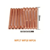 휴대용 논가스용접기 아크 파워 인버터 용접기 알곤아르곤 용접 TIG 토치 소모품 1.6mm 2.0mm 3.2mm WP17, 02 10pcs_03 2.4mm
