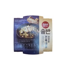 햇반 솥반 전복내장 영양밥, 5개, 200g