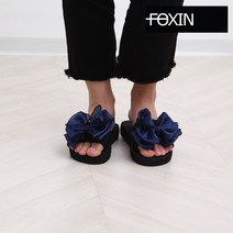 폭신 왕리본 레이스 여성 슬리퍼 bt436