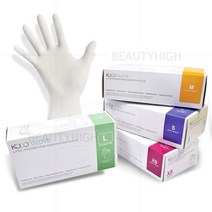 코코 의료용 라텍스 글러브 100매(50쌍) 파우더프리, 01_사이즈(XS)