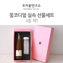 우리꽃연구소 꽃코디얼 실속 선물세트 (코디얼+보틀), 01.장미코디얼+전용보틀