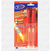 4분 주사기 투명 에폭시 접착제 노즐형 25ML 대리석접착제 에폭시접착제, 1개