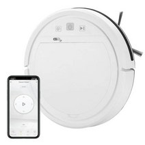 청소 로봇 지능형 가정용 자동 진공 청소기 흡입 및 걸레질 올인원 기계, [04] White American Standard