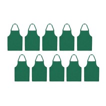 손님용 목걸이형 앞치마 6컬러 [식당용/주방용/위생용/목걸이형/미니 앞치마], 10개, 다크그린