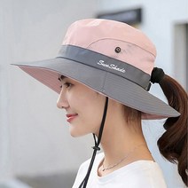 월드25 등산모자 벙거지모자 사파리모자 여름모자 햇빗가리개모자 여성모자 예쁜여성모자 자외선차단모자 골프모자 밀집모자, 살구