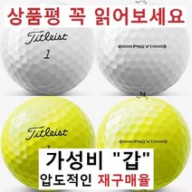 이지골프존 타이틀리스트 등급별 30알세트, 흰색, 1세트