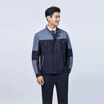 에이스 작업복상의 ACE-1903 춘추복 근무복 자켓 점퍼, L, L