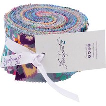 Kaffe Fassett 콜렉티브 2023년 2월 라이터 디자인 롤 40개 6.4cm(2.5인치) 스트립 젤리 롤 프리 스피릿