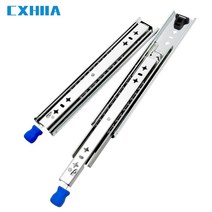고하중레일 튼튼한레일 슬라이딩도어레일 도어레일 부속 잠금 가이드 레일 볼 베어링 텔레스코픽 헤비 듀티 서랍 슬라이드 너비 개 쌍, 12.20inch500mm  No lock type