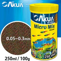 ART아트아쿠아 마이크로 믹스100g/250mlx5 담수 해수 산호 파우더 비트 사료