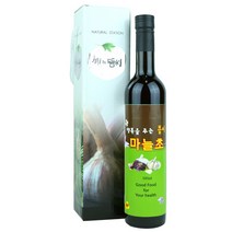 고급 건강 효소 음료(선물용) - 행복을 주는 뜸씨 마늘초 500ml, 500ml 7병