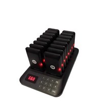 진동벨 카페 커피숍 업소 대기 순번기 픽업 알람벨, 기본 모델 1-16(로고 미지원)