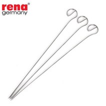 RENA 스텐구시 25cm(6개) 꼬치구이 바베큐 꼬지
