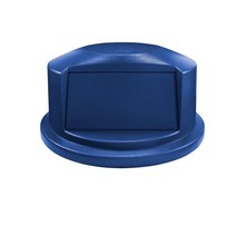 Rubbermaid Commercial Products BRUTE 쓰레기통 돔 뚜껑 그레이 199.2L55갤런 189.2L55갤런 쓰레기통과 호환 가능 USA 미국, 44 gallon, Blue