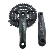 MTB 로드 스프라켓 픽시휠 바퀴 시마노 스램 호환 12 11 10 9 8 7 단 7/8/9 속도 24-34-42T 산악 자전거 크랭크 셋 170mm 알루미늄 합금 스퀘어 홀 스프